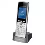 Grandstream Networks WP822 IP telefons, melns/sudraba, 2 līnijas, LCD, Wi-Fi