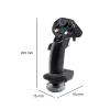 Pievienojams rokturis Flightstick Thrustmaster Sol-R 3 AVA, Melns, USB Type-C, analoģisks/digitāls, PC, 75×115×200 mm