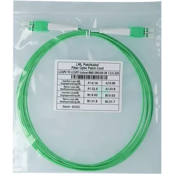 BlueOptics Dupleksa LWL Patch Kabelis SFP8181GU5MK Multimode OM5 Uniboot