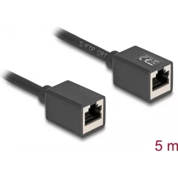 Tīkla kabelis DeLOCK 90333 RJ-45 Cat6a 5m Melns