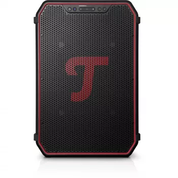 Teufel ROCKSTER NEO bezvadu Bluetooth skaļrunis melns sarkans (107001830)