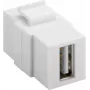 Goobay 79909 - Plakans USB A pagarinātājs, balts, USB A sievišķais uz USB A sievišķo (79909)