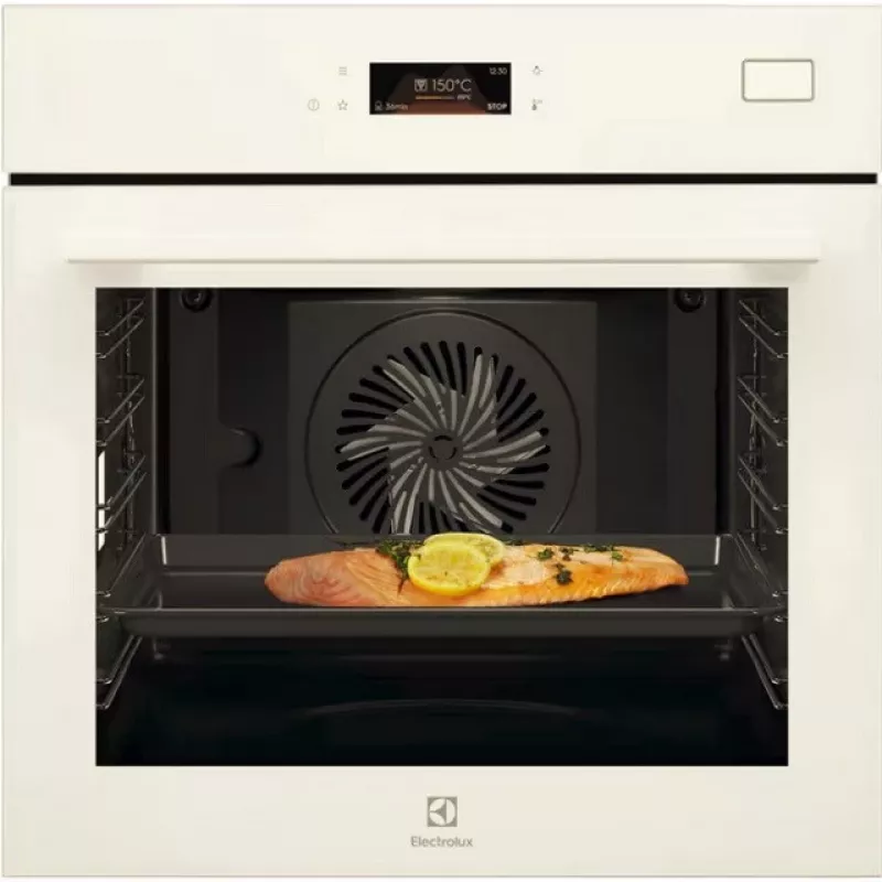Iebūvējamā cepeškrāsns Electrolux LOB8S38V — 70 L, A++, tvaika tīrīšana, teleskopiskās slīdnes