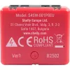Shelly 1PM Mini Gen4 2-paka — Shelly Wi-Fi viedais relejs ar enerģijas uzskaiti, kompakts DIN/modulis formāts