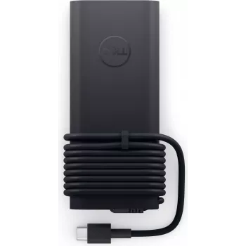 Dell 130W USB-C GaN plāns lādētājs 492-BDQD — kompakts klēpjdatoru un ierīču lādētājs