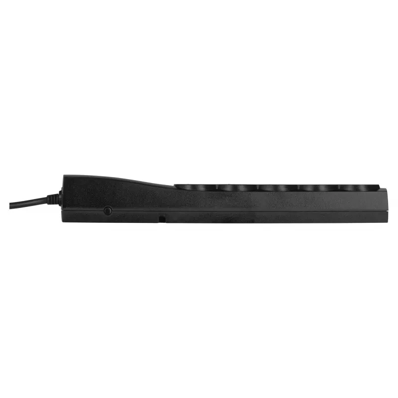 EVER Classic T/LZ09-CLA030/0000 pārsprieguma aizsargs ar 5 ligzdām, 3 m, 250 V, bērnudrošība, LED, melnā krāsā