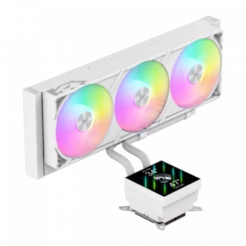 Gamemax CPU šķidruma dzesētājs | GLACIER 360 LCD WH | Intel, AMD