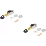 RJ45 Cat.8.1 tīkla savienotājs ShiverPeaks BS08-45001-2 metāla korpusā, lauka konfigurējams