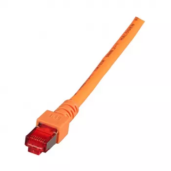 EFB-Elektronik RJ45 savienojuma kabelis Cat.6 S/FTP LSZH oranžs 0,5m