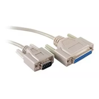RS232 seriālais kabelis ProXtend DB25 vīrišķais uz DB9 sievišķo PX-RS2329M25F 1.8 m