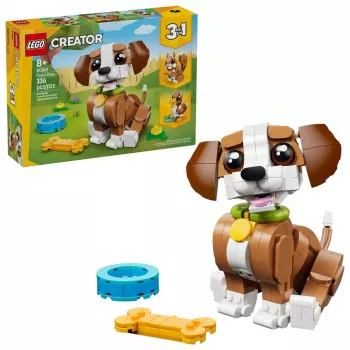 LEGO CREATOR 3 IN 1 31382 Jauki dzīvnieki: Rotaļīgs kucēns