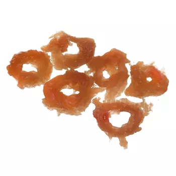 Suņu gardumi PETITTO Soft chicken rings 500 g — mīksta vistas uzkoda