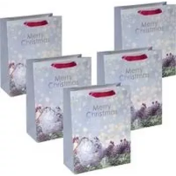 Dāvanu maisiņi sigel Charmful Christmas GT114 Lielie 26 x 33 cm, iepakojuma dizains dāvanām