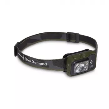 Galvaslampa Black Diamond Spot 400 — 400 lm, LED, IPX8, AAA, stars 12–100 m, melna