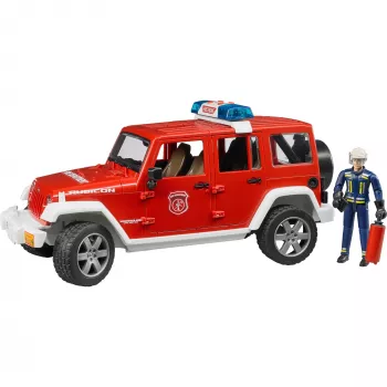 BRUDER 02528 rotaļlieta Jeep Wrangler Ugunsdzēsēju dienests