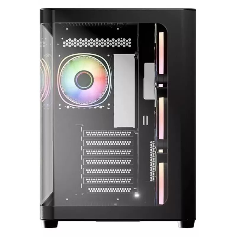 Datora korpuss LC-Power LC-8001B-ON Midi Tower Melns