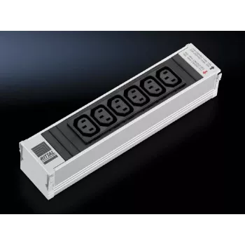 Rittal 48,30 cm (19 inch) tīkla skapja strāvas sadalītājs ar IEC C13 ligzdām, 10A, 7856.080