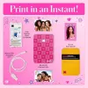 Barbie x Kodak STEP Slim mobilais fotoprinteris ZINK 2x3 inch 1ppm, Bluetooth, Rozā