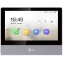 Video domofons Hikvision DS-KH8350-TE1 7 collu IPS skārienekrāns, PoE, SIP, MicroSD slots, 1024×600, alumīnija korpuss, melns