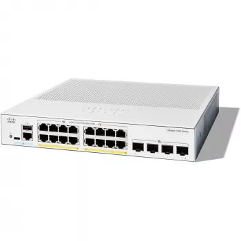 Pārvaldāms slēdzis Cisco Catalyst 1300-16P-4X 16 Port GE PoE 4x10GE SFP+