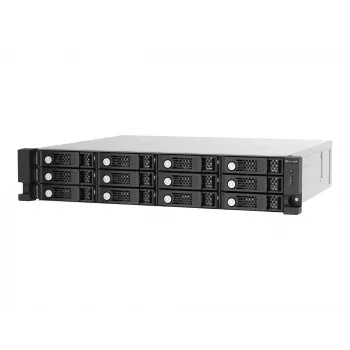 QNAP TL-R1220Sep-RP HDD/SSD korpuss, melns/pelēks, 2.5/3.5 collas