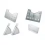 helit Brošūru turētājs, DIN A5 šķērsām-2x DIN A6 portrets, caurspīdīgs, sienas vai galda montāžai, nepārtraukti paplašināms (H6102602)