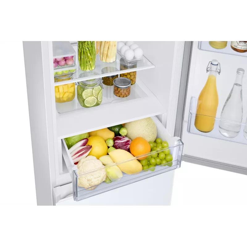 Samsung Ledusskapis RB34C670EWW/EF, 185.3cm, 344l, E klase, saldētava 114l, ledusskapja daļa 230l