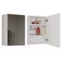Vannas istabas sienas skapis POLA 1DL BIEL — 400×220×600 mm, 3 plaukti, balts