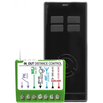 Distance Control Set Spalding Proxima IN-OUT T4 — melns