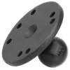 RAM RAM-B-202U - Lodveida savienojums - Melns pulverkrāsots - saderīgs ar: RAM-B-103U, RAM-B-201U-C, RAP-B-166-A-DU1
