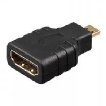Wentronic Goobay HDMI™-Adapter, HDMI™ A-Sieva > HDMI™ D(Micro)-Spraudnis (68842), Melns