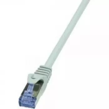 Tīklošanas kabelis LogiLink 0,25m RJ-45 Cat6a Pelēks