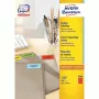 Pašlīmējošas printera etiķetes Avery Krāsainās etiķetes Sarkanas 105 x 148 mm