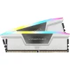 Corsair Vengeance RGB 32 GB DDR5-6400 (2x 16 GB) Dual-Kit, balta, CMH32GX5M2B6400C32W, Intel XMP