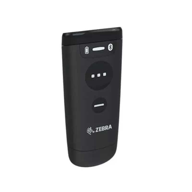 Roku svītrkodu lasītājs Zebra CS60 1D/2D LED Bezvadu IP65 Melns, Bluetooth/USB, 100 m diapazons, 83 g