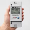 Enerģijas skaitītājs QOLTEC Vienfāzes DIN-sliežu 230V (50979)