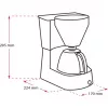 Easy filtru kafijas automāts melns