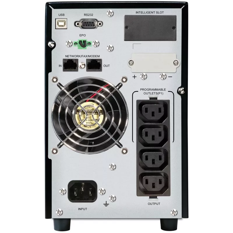 PowerWalker VFI 1500 CG PF1 Double-conversion (Online) 1.5 kVA 1500 W 4 AC rozetes