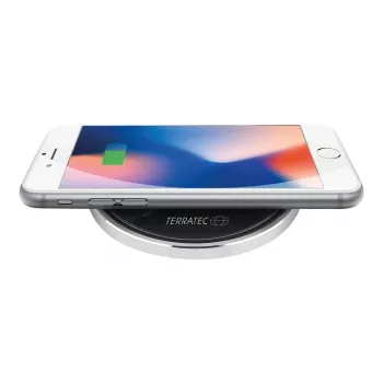 Bezvadu lādētājs Terratec ChargeAIR dot! Melns Sudrabs