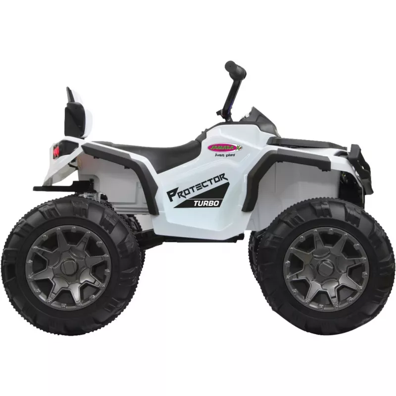 Ride-on Protector Quad, bērnu elektromobilis balts, 12 V