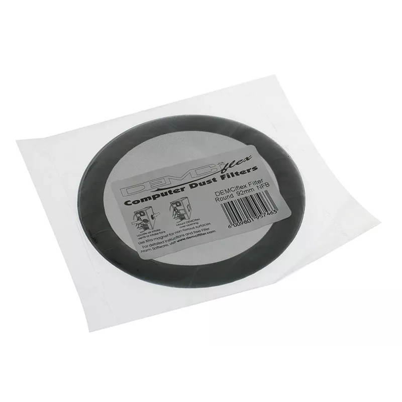DEMCiflex DF0015 putekļu filtrs, 92 mm, apaļš, melns/melns