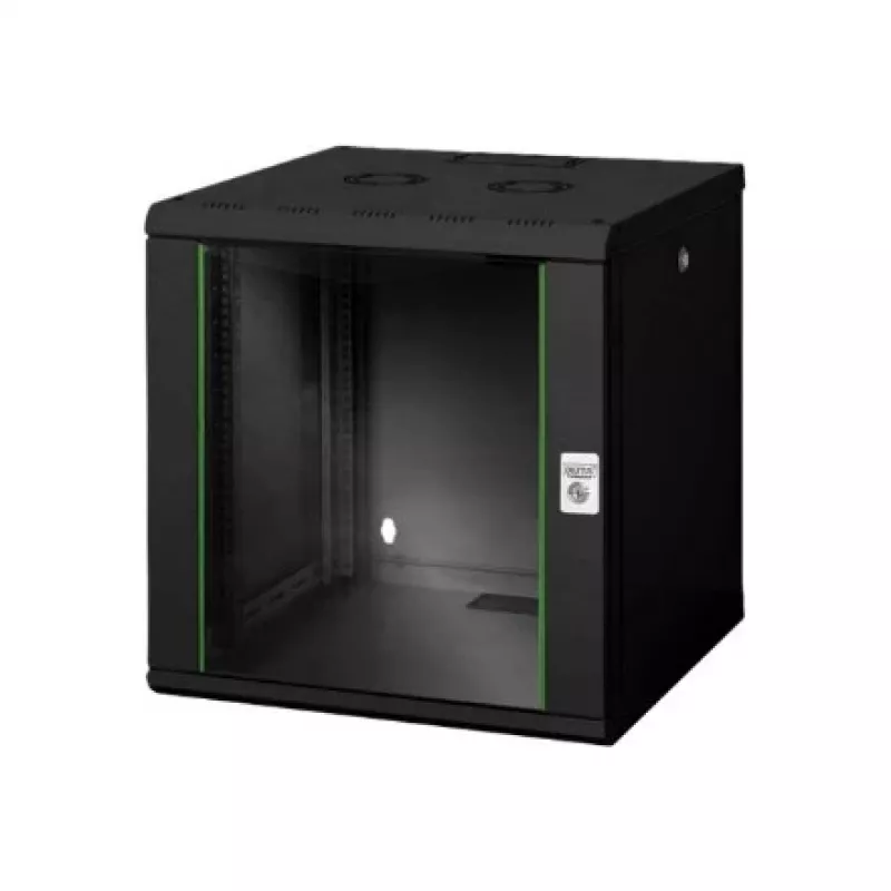 Sienas stiprinājuma skapis Digitus DN-19 12U-6/6-SW