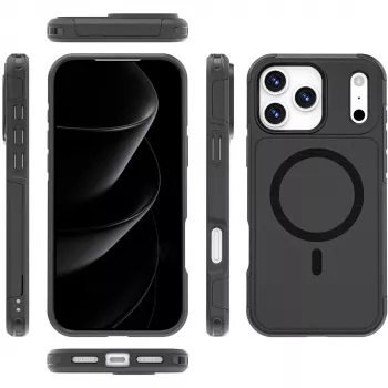 4smarts Defend Border Case iPhone 17 Pro Max Melns 17,5 cm