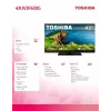 Toshiba 43UV3F63DG 43 collu LED televizors ar 4K izšķirtspēju