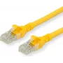 ROLINE savienojuma kabelis RJ-45 (tēviņš) uz RJ-45 (tēviņš) - 1.5 m - UTP - CAT 6 - bezhalogēna, liets, dzīslots - dzeltens (21.15.2524)