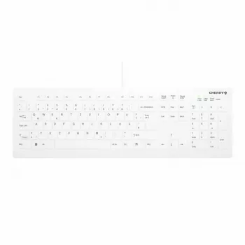 Contour Design Active Key Contour QuickClean medicīnas tastatūra IP68 pilna izmēra vadu balta DE C8112