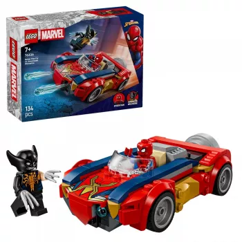 LEGO MARVEL 76336 Spider-Man mašīna pret Venomizēto Vilknadzi