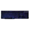 Rebeltec SHERMAN Gaming USB QZERTY Angļu Melna tastatūra ar peli