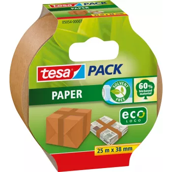 Līmlente Paper ecoLogo TESA 200-13244 brūna, 38 mm x 25 m