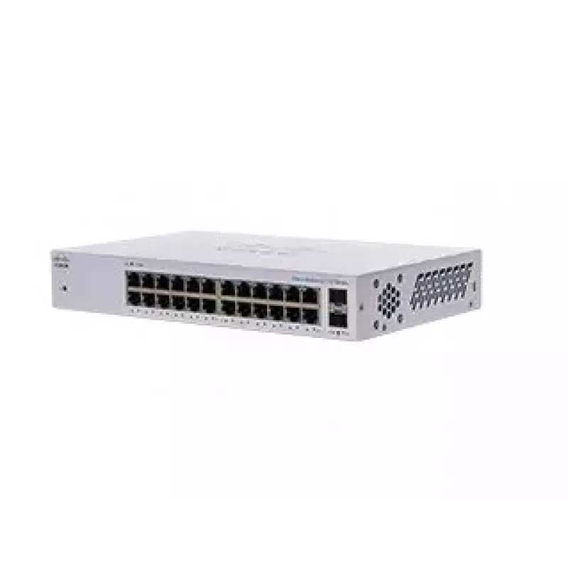Cisco CBS110 neparvaldāms 24 portu GE tīkla slēdzis ar 2x1G SFP dalītiem portiem